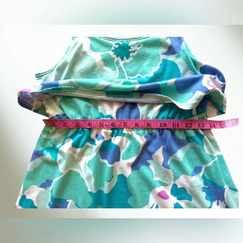 The Children Place Girls Sea Blue Spaghetti Strap Dress Size XL 14